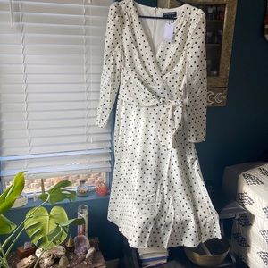 ModCloth Polka Dot Midi Dress